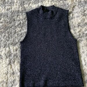 House of Harlow 1960 Black shimmery top